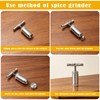 Zatixbu Pollen Press Tool, Heavy Duty Kief Presser with Aluminium