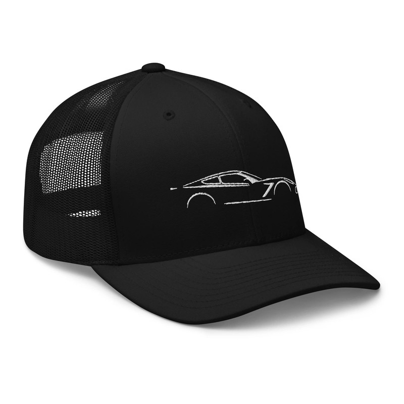 C7 Corvette Outline 7th Generation Corvette Owner Trucker Cap Snap