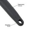 Beille Grey Nylon Ladle with Soft Grip Ergonomic Wooden Handle