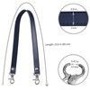 Allzedream Genuine Leather Purse Strap Sewing Canvas Replacement Handbag Shoulder