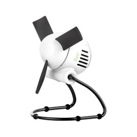 Vornado Zippi Small Personal Fan, Foldable Cooling for Desk, 2 Speed Settings, Soft Nylon Blades, Directable Airflow, Perfect Fan for Office and Bedroom, Multiple Color Options, Ice White