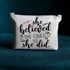 Inspirational Gifts for Women, Positive Inspirational Quotes Makeup Bag -