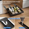 MUSTORN 2 Pack Pull Out Cabinet Organizer Expandable, 21"Deep Slide