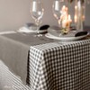 Linen & Cotton Tablecloth Table Linen Checked Country House Style