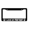 OwnTheAvenue I Love My Fat Cat Funny Joke Gag Car