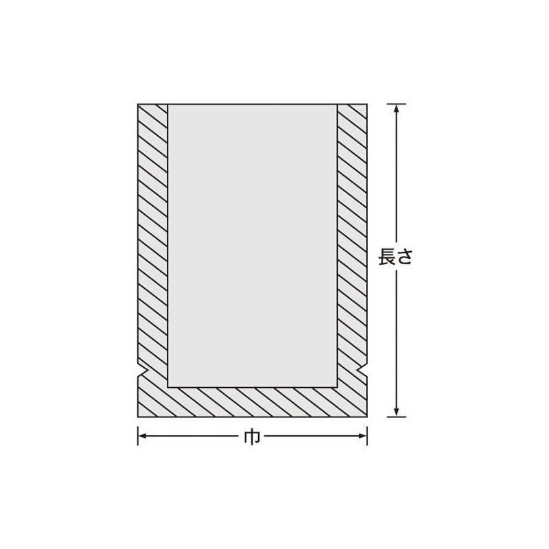 Nylon Poly New L-type Standards Bag No. 10 (X 100 Sheets) Width