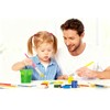 4pcs Large Paint Bushes Round Preschool Paint Brushes for Washable