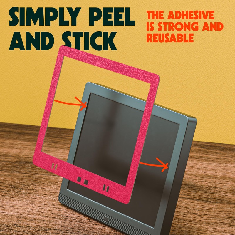 Pix-Star Digital Photo Frame Skins (Pink, 10 Inch)