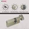 DOMINO DMO 41/36G M6 Locking Cylinder + Knob [Profile Knob