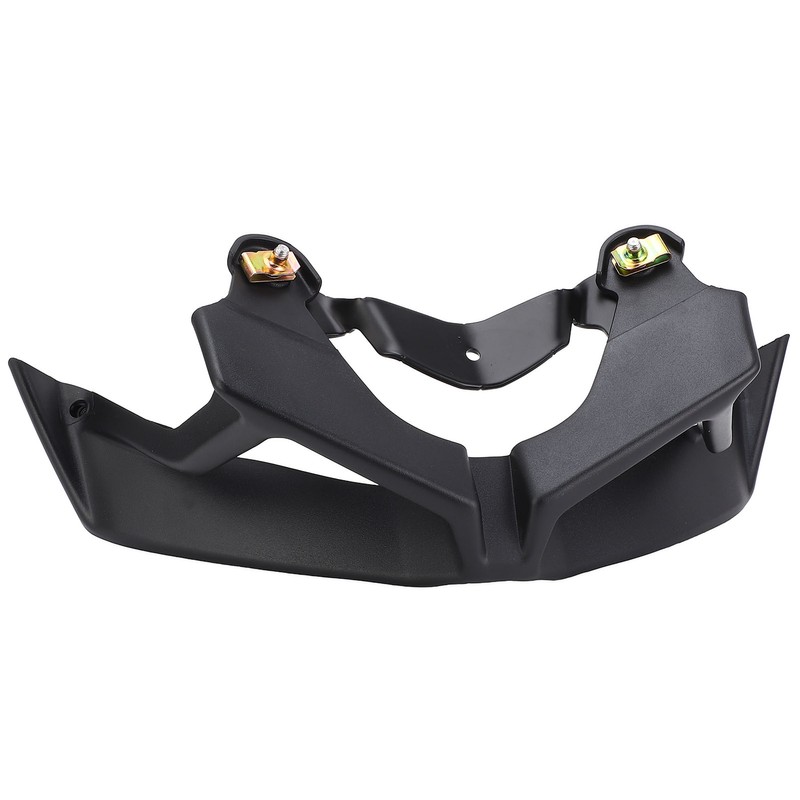 Motorcycle Front Spoiler Black Increase Stability Aerodynamic Wing Kit for
