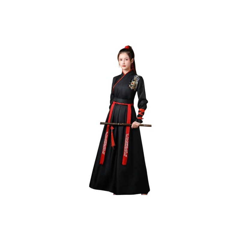 Lady Lazy Unisex Hanbu Cosplay Set, Kimono, Hakama, Kimono, Long,