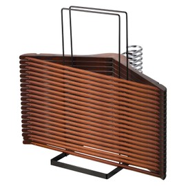 Yalikop Metal Hanger Storage Organizer Clothes Hanger Holder Hold up 100 Wire Hangers 50 Wood Hangers Sturdy Hanger Stacker Storage Rack Coat Clothes Stand Hanger for Closet Laundry Room(Black)