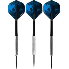 DESIGNA DARTS Ultralites V2 Darts | M3 | Twin Ring Grip Steel Tip Darts Set | 17g (D3511)