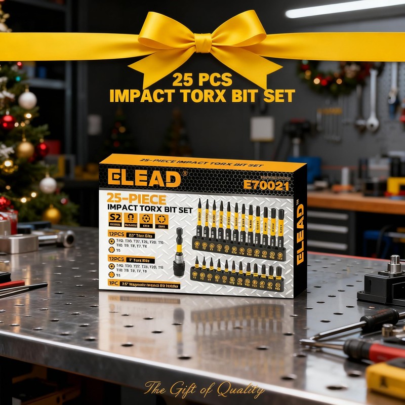 Tamper Proof Torx Bit Set: 25 Pieces T5-T40 Torx Security