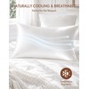 SilkSilky 100% Pure Organic Mulberry Silk Pillowcase for Hair &