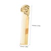 Outanaya Beard Grooming Comb for Men Double-sided Skull Design Hair