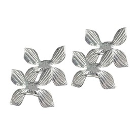 ABOOFAN Sets Sturdy Crystal Ball Display Base Metal Holder Triangle Design for Crystal Spheres Display Home Decor Pcs