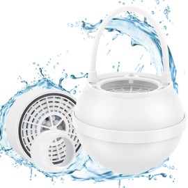 Upgrade Bath filter for tub bathtub water filter for tub faucet Ball Baby Hard Water Softener for Bathroom Pure Filters Remove Chlorine Chemicals Contaminants 8 Stages Carbon Purifier