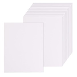 DHAIQC 50 Sheets White Cardstock Thick Paper 5 x 7, 250gsm/92lb Blank Heavy Cards Stock for Invitations, Printing, Postcards, Thankyou Cards, Index Cards, DIY Cards (White, 5 x 7 inch)
