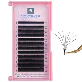 Easy Fast Self Fanning Russian Volume Eyelash Extensions Mega Rapid Blooming Lashes 4D 5D 6D 7D-10D-20D Thickness 0.03 0.05 0.07 0.10 Salon Tray