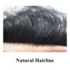 Super Thin Skin Mens Toupee Men's Human Hair System 0.06mm