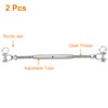uxcell 2Pcs M8(5/16") Closed Body Jaw and Jaw Turnbuckles Wire