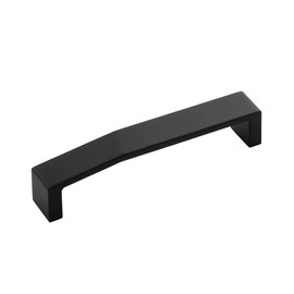 Belwith Keeler B077155-MB Veer Collection Pull, 5-1/16 Inch (128mm) Center to Center, Matte Black