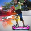 SUNDERWELL Hoverboard with LED Lights and Bluetooth Speaker, Self Balancing