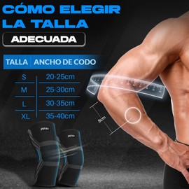 FEVAN Ellenbogenbandage für Epicondylitis und Sehnenentzündung, für Damen und Herren, 2 Stück, für Tennisarm, Crossfit, Golferellenbogen (Blau, S)