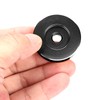 45 RPM Record Adapter, Large Hole Conversion Sheet Black Clamp