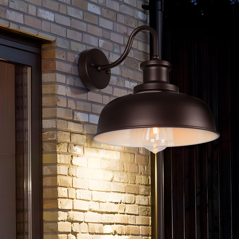 Diyel Solar Barn Light for Outside, Outdoor Wall Lights Solar