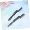Beavorty 4pcs Foldable Eyebrow Comb Stainless Steel Teeth for Precise