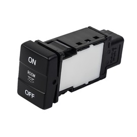 Cartist Toyota Hiace 200 Series Room Lamp Switch, LED Switch, Genuine Wind Switch HIACE 200 Type 4 S-GL DX Assembly H25.12~ On/Off Switch LED Lamp Included, Illumination, Genuine Replacement, Custom