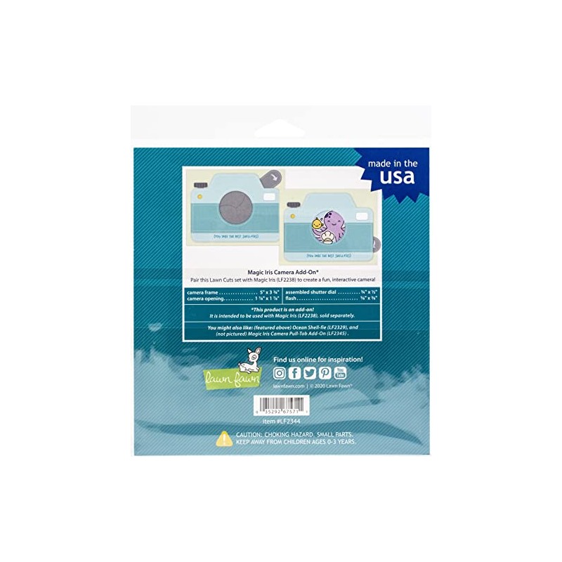 Lawn Fawn, Lawn Cuts/Die Magic iris Camera Add-on