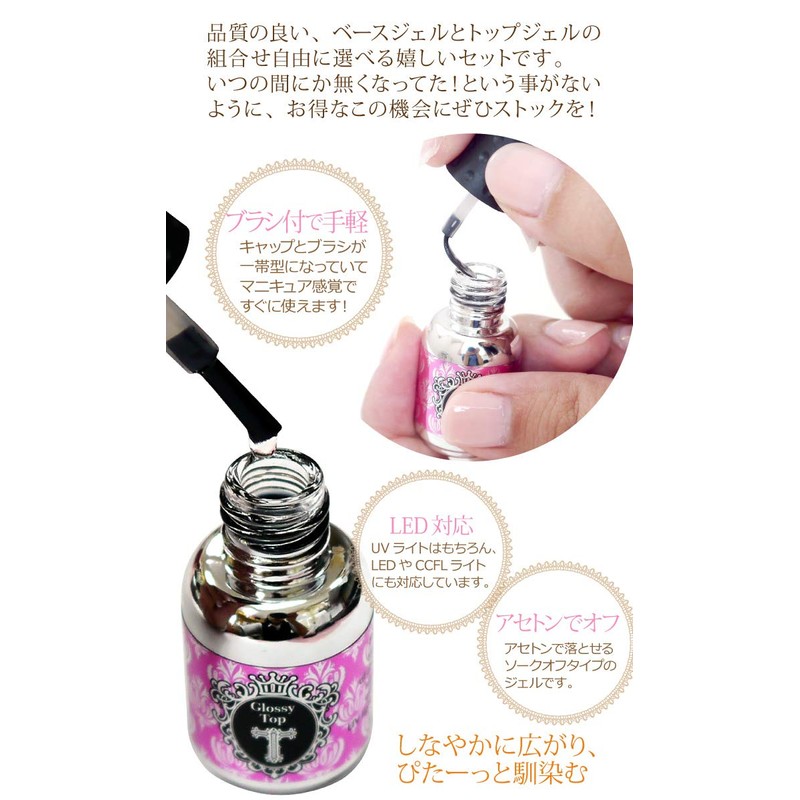 Nail Recipe Gel Nail Gel Non-Wipe Top Gel Base Gel