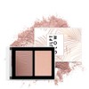 2-Color Highlighter Powder Face Contour Bronzers Blusher Brightening Makeup#1
