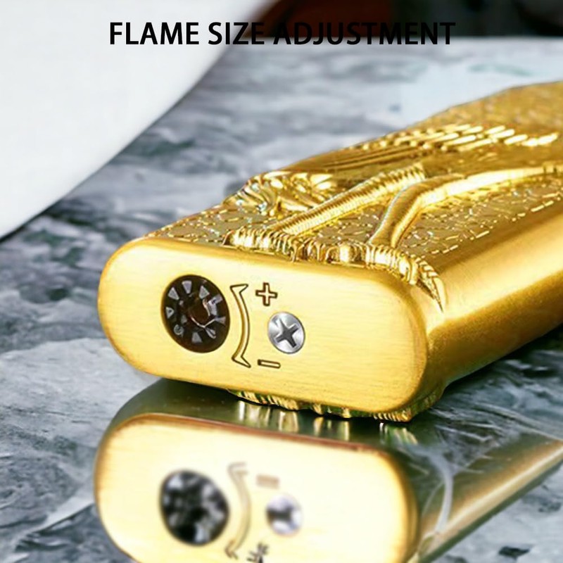 SMTSEC Crane Double Flame Dragon Lighter, Torch, Cool with Adjusting
