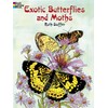 Exotic Butterflies and Moths Coloring Book