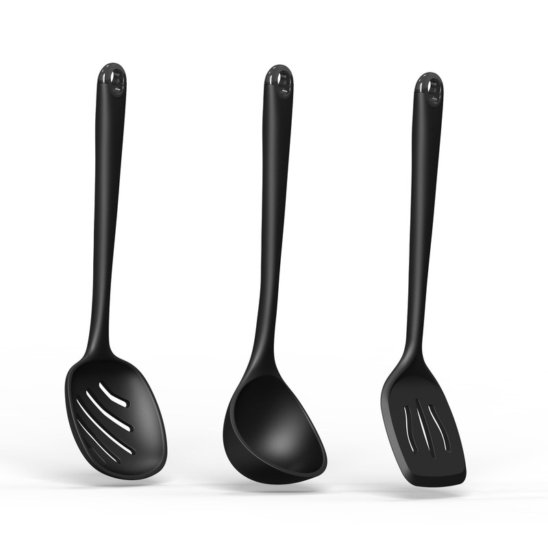 Silicone Kitchen Utensils Set, 600°F Heat Resistant Silicone Cooking Utensils,
