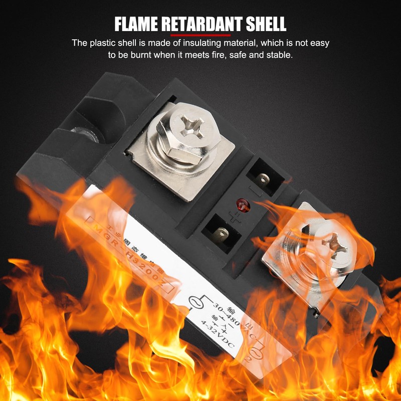 EVTSCAN 200A High Current DC-AC SSR Solid State Relay, with