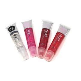Broadway 4 Pack Nicka K Lip Gel (CLEAR, STRAWBERRY, CHERRY, BUBBLE GUM)