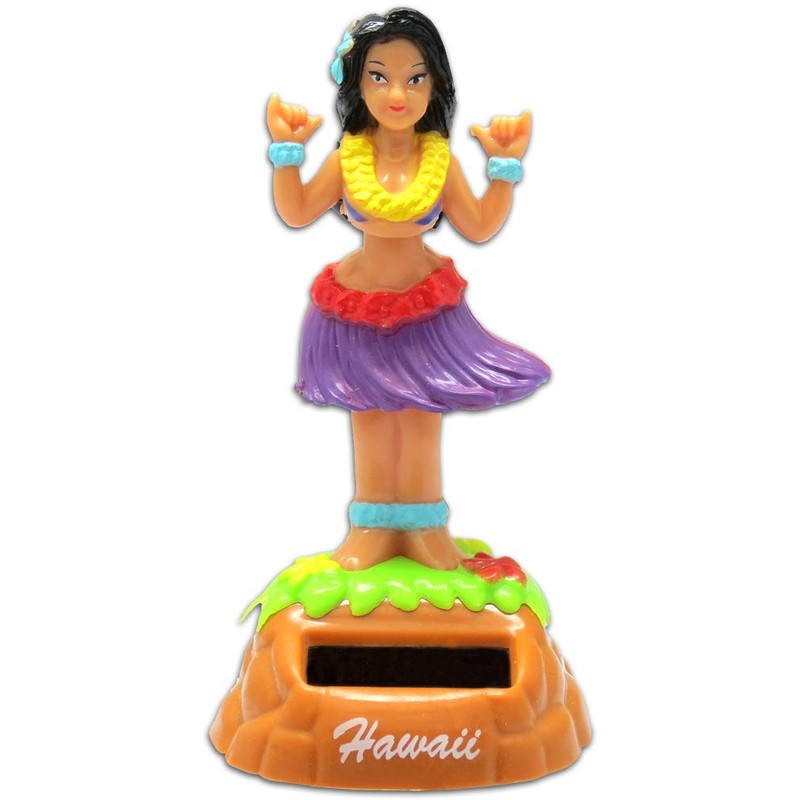 Shaka Hula Girl Solar Dashboard Doll