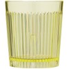 Guzzini Happy Hour Low Ridged Tumblers Amber