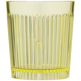 Guzzini Happy Hour Low Ridged Tumblers Amber
