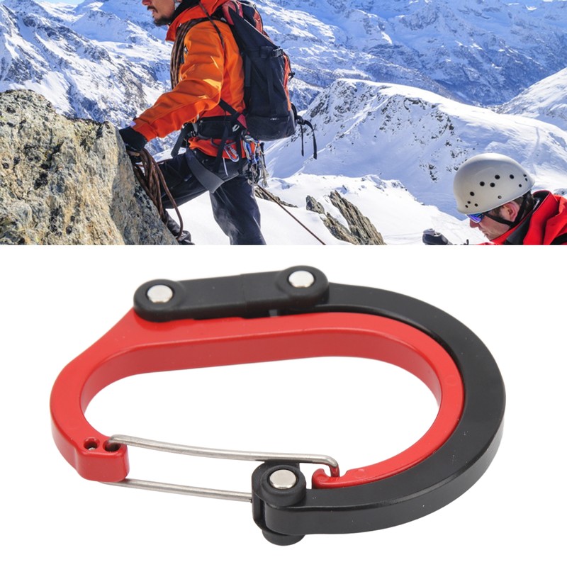 Carabiner Clip Outdoor Tactic Clasp Multifunctional Aluminium Alloy M Size