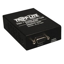 Tripp Lite VGA with Audio Over Cat5 / Cat6 Extender, Receiver 1920x1440 at 60Hz(B132-100A),Black