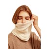 prettystern Loop Scarf 100% Cashmere Wool Plain Knitted Cashmere Scarf