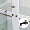 50 Pack Glass Retainer Clips Kit, Mirror Holder Glass Cabinet