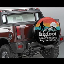 cozipink Rv Spare Tire Cover for RV Trailer Camper Wheel Protectors Weatherproof Universal for Trailer Rv SUV Truck Camper Accessories for Travel Trailers Accessories 14" 15" 16" 17"