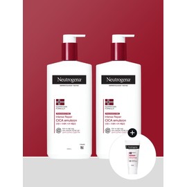 (Cica emulsion 15ml) Neutrogena Intense Repair Cica Emulsion (unscented) 450mlx2 / (증시카에멀젼 15ml) 뉴트로지나 인텐스 리페어 시카 에멀젼 (무향) 450mlx2